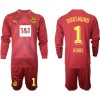 Maglia da Calcio Portiere a Maniche Lunghe Borussia Dortmund Kobel 1 2022-23 Rossa per Bambino